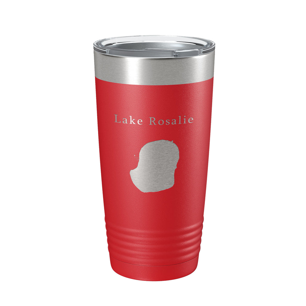 Lake Rosalie Map Tumbler Travel Mug Insulated Laser Engraved Coffee Cup Florida 20 oz