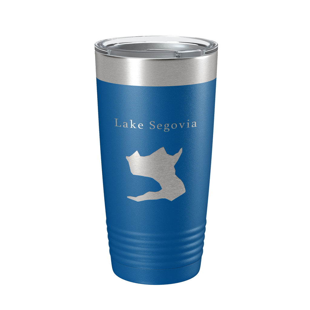 Lake Segovia Map Tumbler Travel Mug Insulated Laser Engraved Coffee Cup Hot Springs Village Arkansas 20 oz