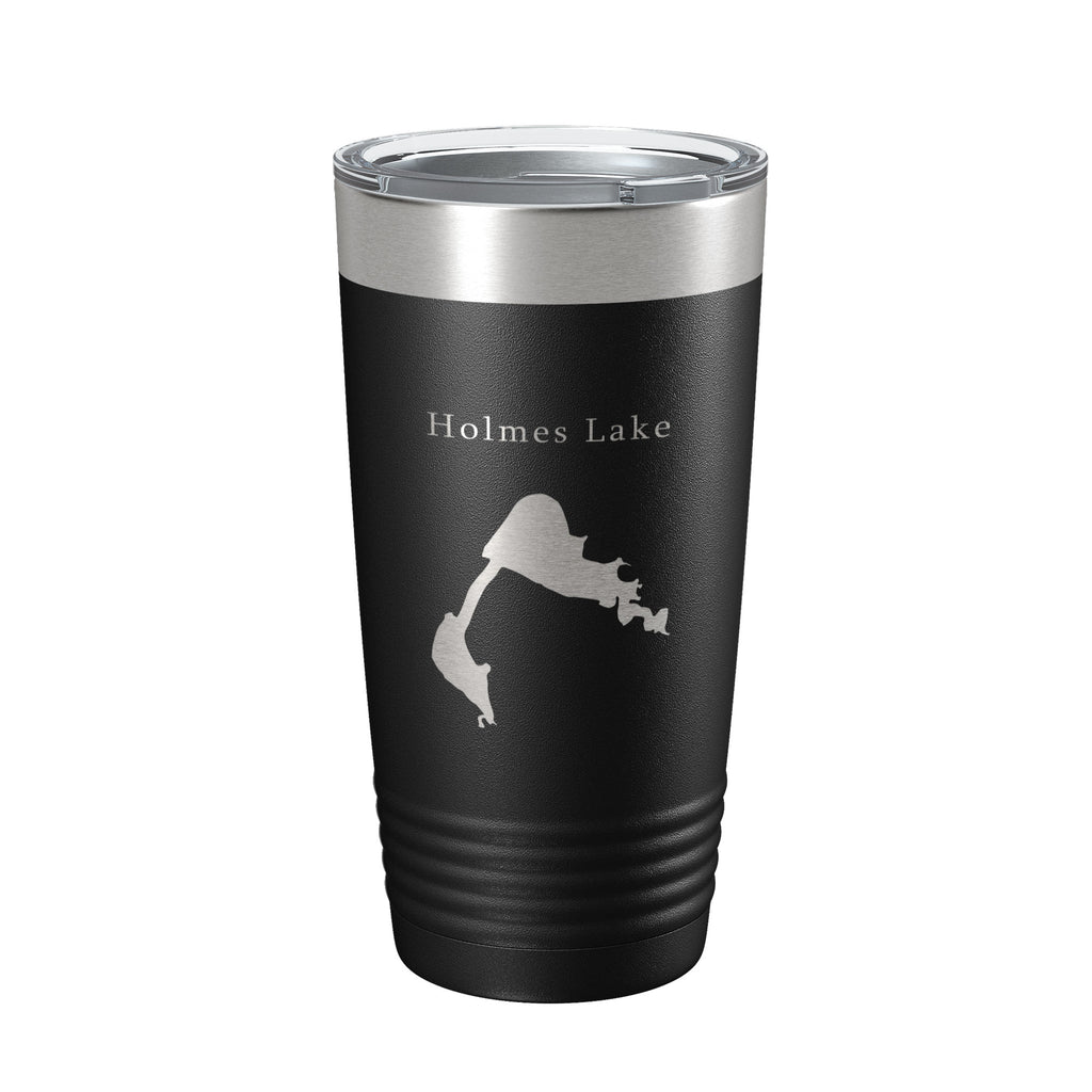 Holmes Lake Map Tumbler Travel Mug Insulated Laser Engraved Coffee Cup Lincoln Nebraska 20 oz