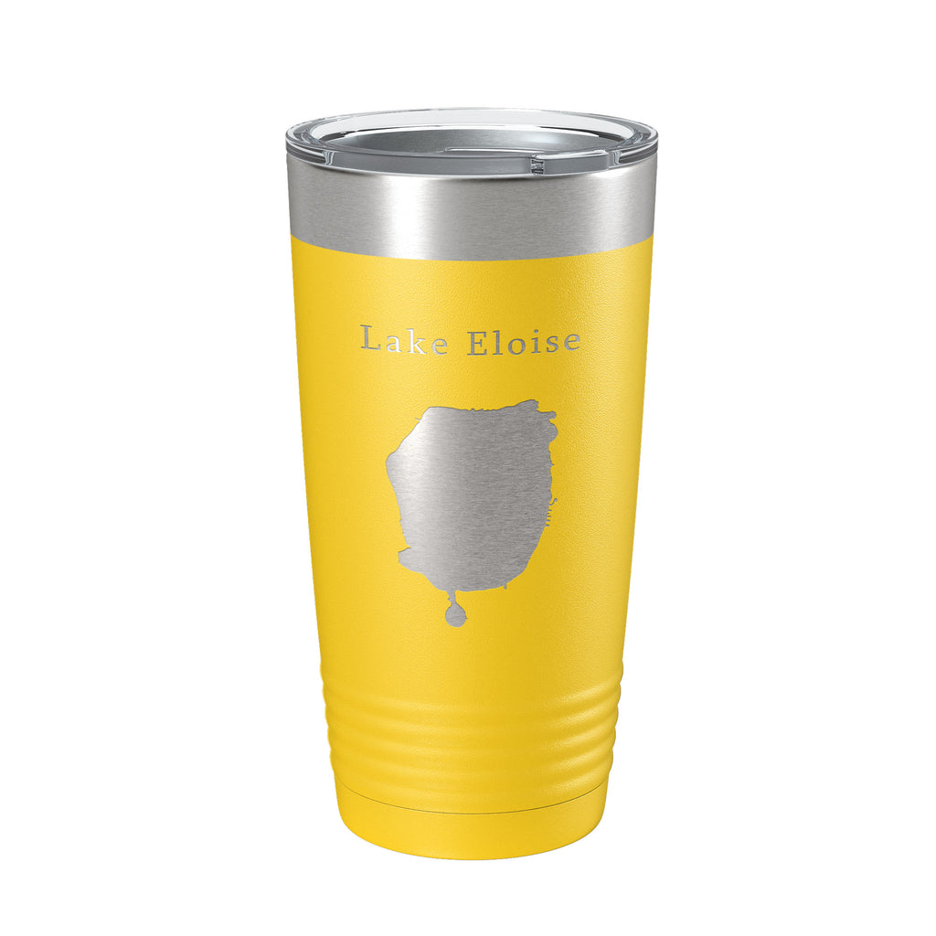 Lake Eloise Map Tumbler Travel Mug Insulated Laser Engraved Coffee Cup Florida 20 oz