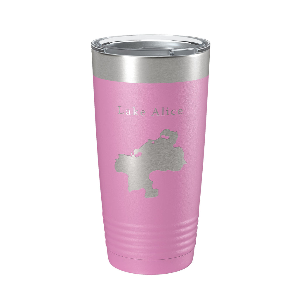 Lake Alice Map Tumbler Travel Mug Insulated Laser Engraved Coffee Cup Florida 20 oz