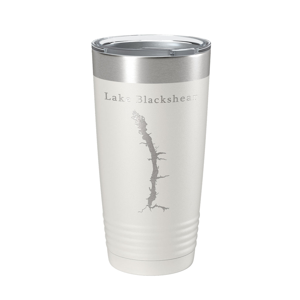 Lake Blackshear Map Tumbler Travel Mug Insulated Laser Engraved Coffee Cup Georgia 20 oz