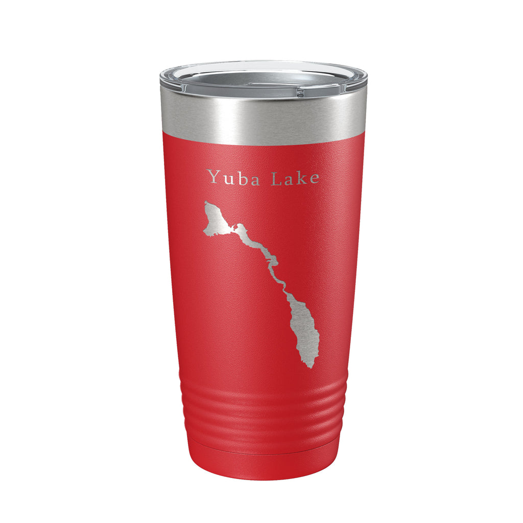 Yuba Lake Sevier Bridge Reservoir Map Tumbler Travel Mug Insulated Laser Engraved Coffee Cup Utah 20 oz