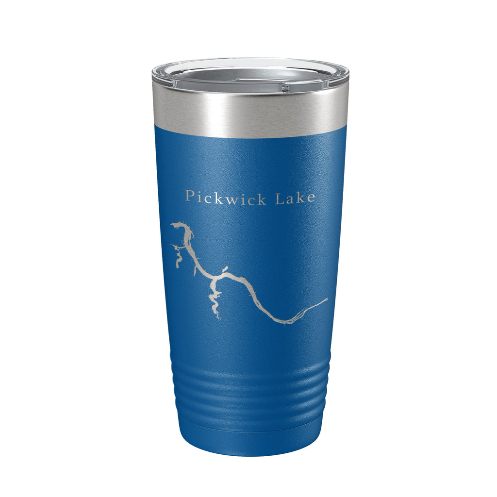 Pickwick Lake Map Tumbler Travel Mug Insulated Laser Engraved Coffee Cup Alabama Mississippi��� Tennessee 20 oz