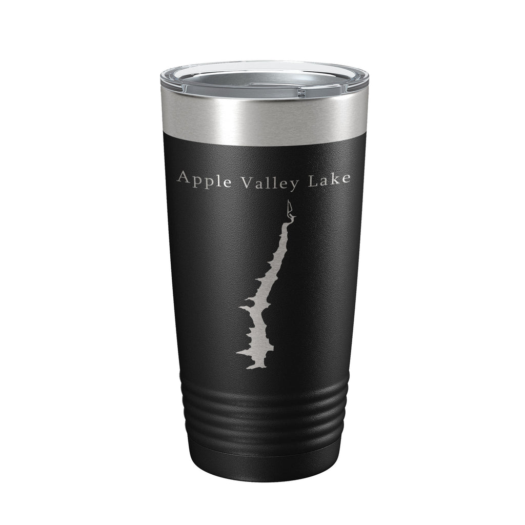 Apple Valley Lake Map Tumbler Travel Mug Insulated Laser Engraved Coffee Cup Ohio 20 oz