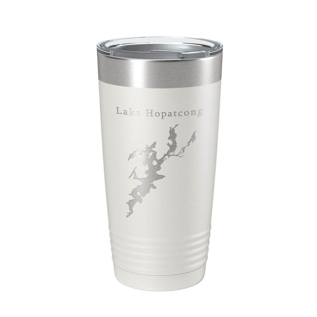 Lake Hopatcong Map Tumbler Travel Mug Insulated Laser Engraved Coffee Cup New Jersey 20 oz