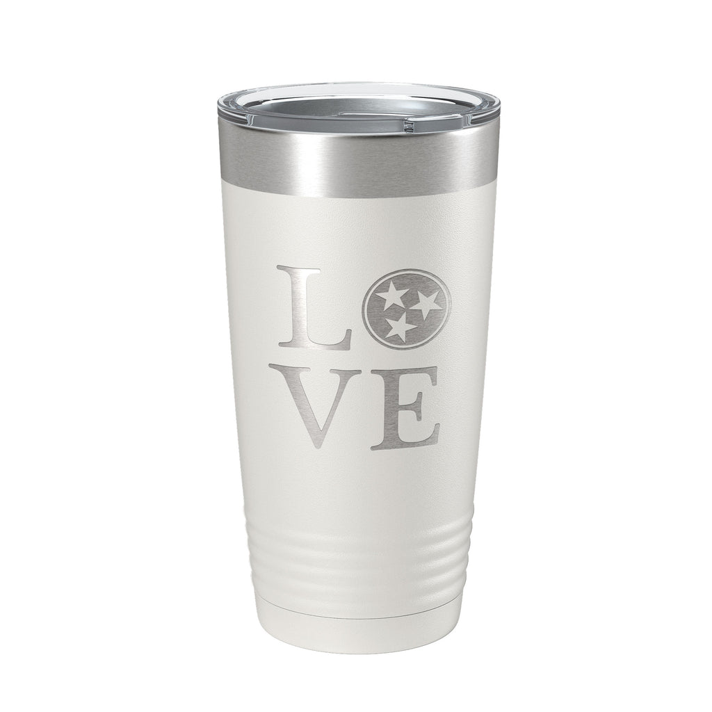 Tennessee Tristar Tumbler Love TN Travel Mug Gift Insulated Laser Engraved Coffee Cup Symbol 20 oz