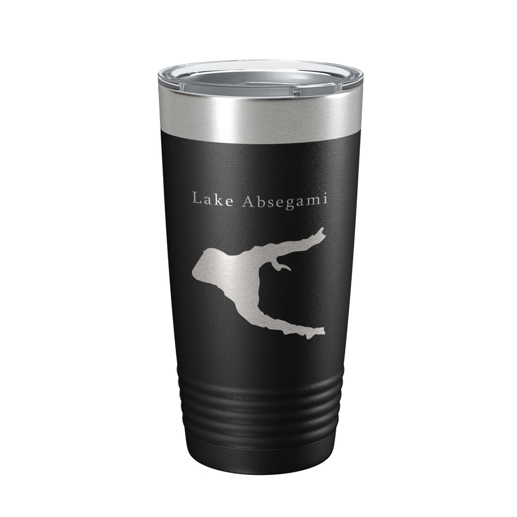 Lake Absegami Map Tumbler Travel Mug Insulated Laser Engraved Coffee Cup New Jersey 20 oz