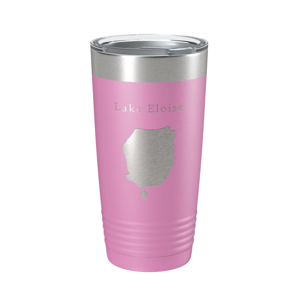 Lake Eloise Map Tumbler Travel Mug Insulated Laser Engraved Coffee Cup Florida 20 oz