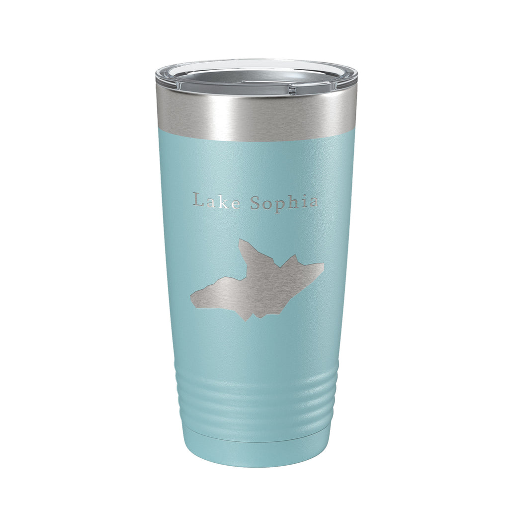 Lake Sophia Map Tumbler Travel Mug Insulated Laser Engraved Coffee Cup Hot Springs Village Arkansas 20 oz