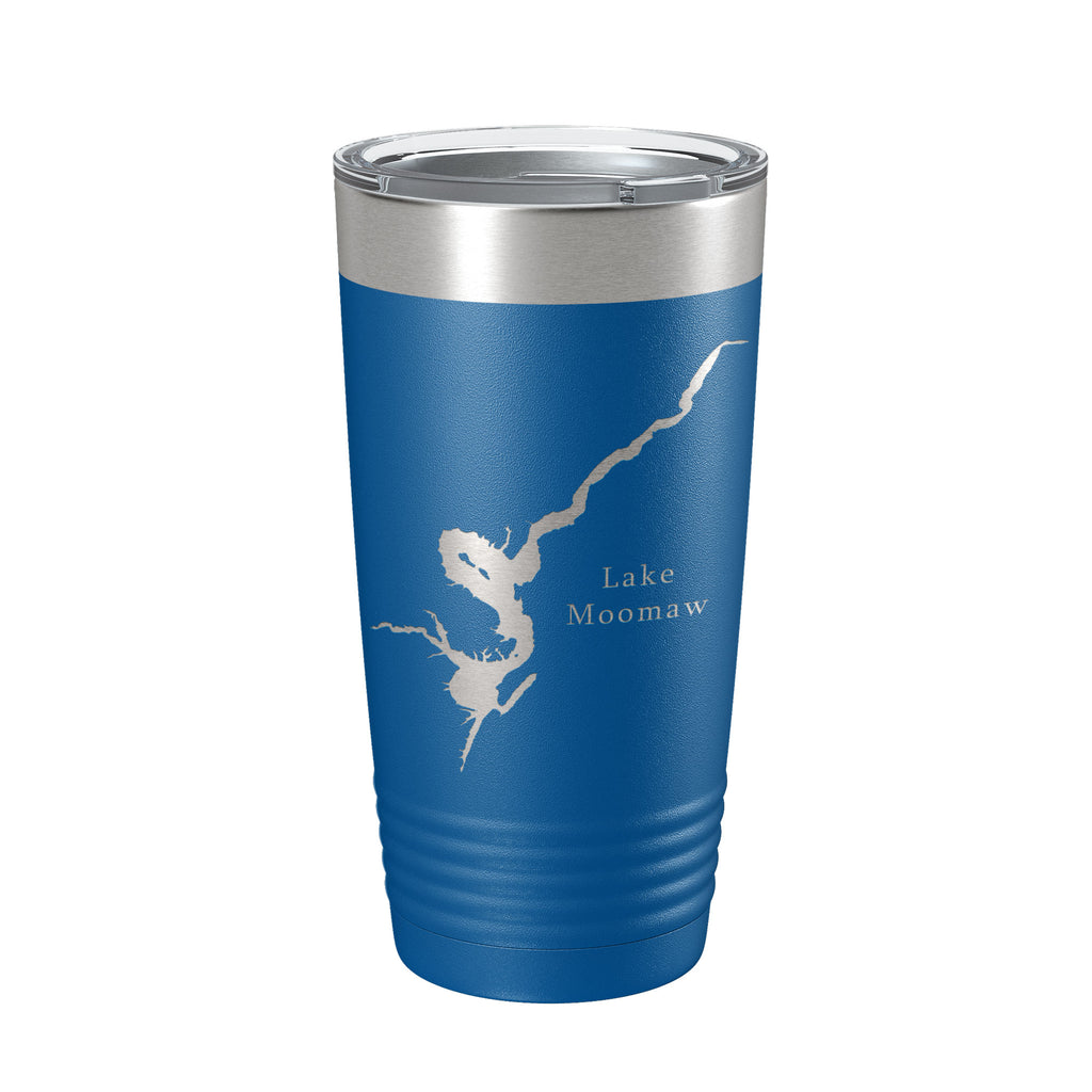 Lake Moomaw Map Tumbler Travel Mug Insulated Laser Engraved Coffee Cup Virginia 20 oz