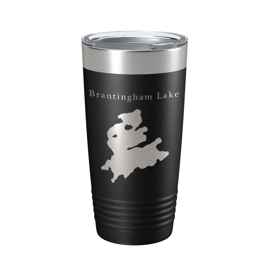 Brantingham Lake Map Tumbler Travel Mug Insulated Laser Engraved Coffee Cup New York 20 oz