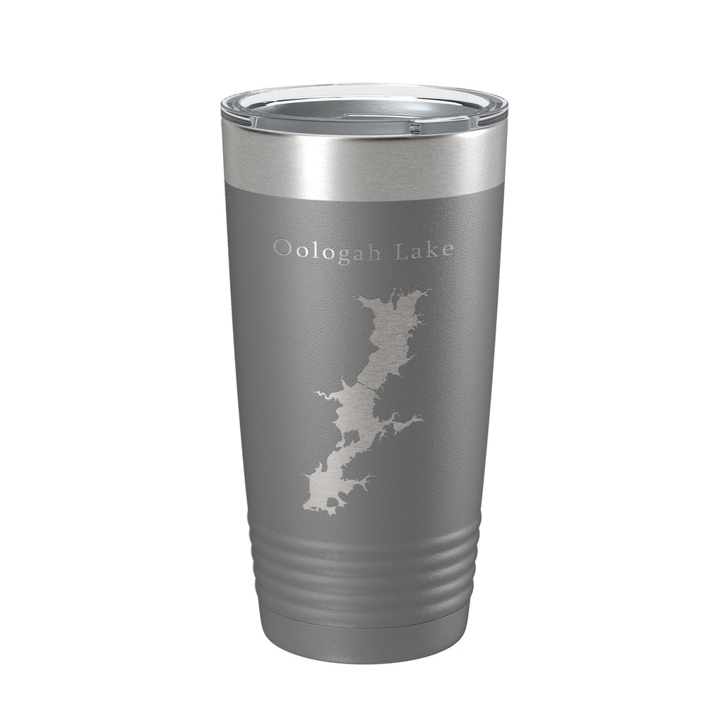 Oologah Lake Map Tumbler Travel Mug Insulated Laser Engraved Coffee Cup Oklahoma 20 oz