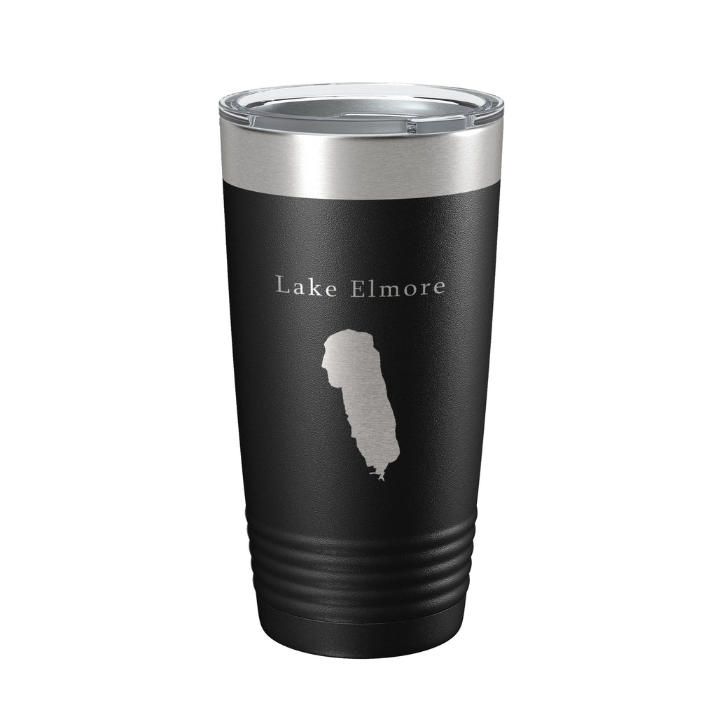 Lake Elmore Map Tumbler Travel Mug Insulated Laser Engraved Coffee Cup Vermont 20 oz