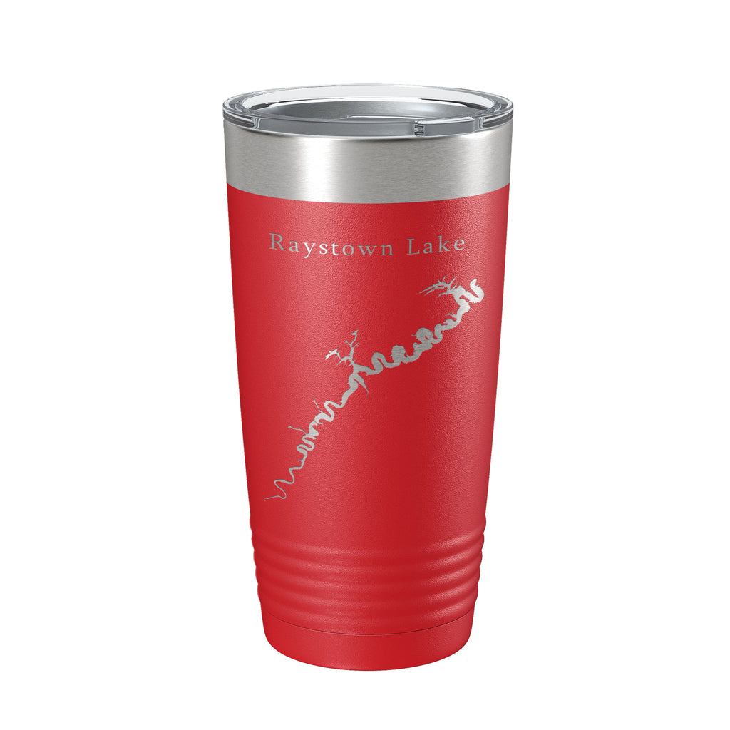 Raystown Lake Map Tumbler Travel Mug Insulated Laser Engraved Coffee Cup Pennsylvania 20 oz