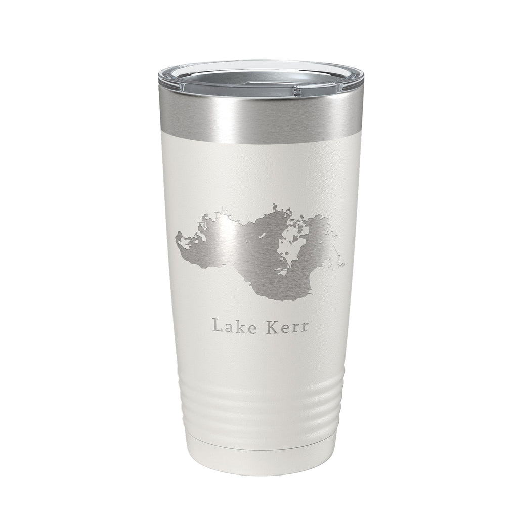 Lake Kerr Map Tumbler Travel Mug Insulated Laser Engraved Coffee Cup Florida 20 oz