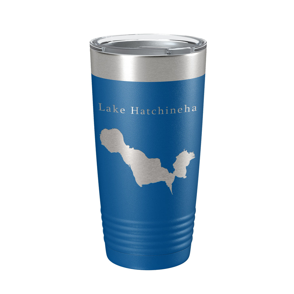 Lake Hatchineha Map Tumbler Travel Mug Insulated Laser Engraved Coffee Cup Florida 20 oz