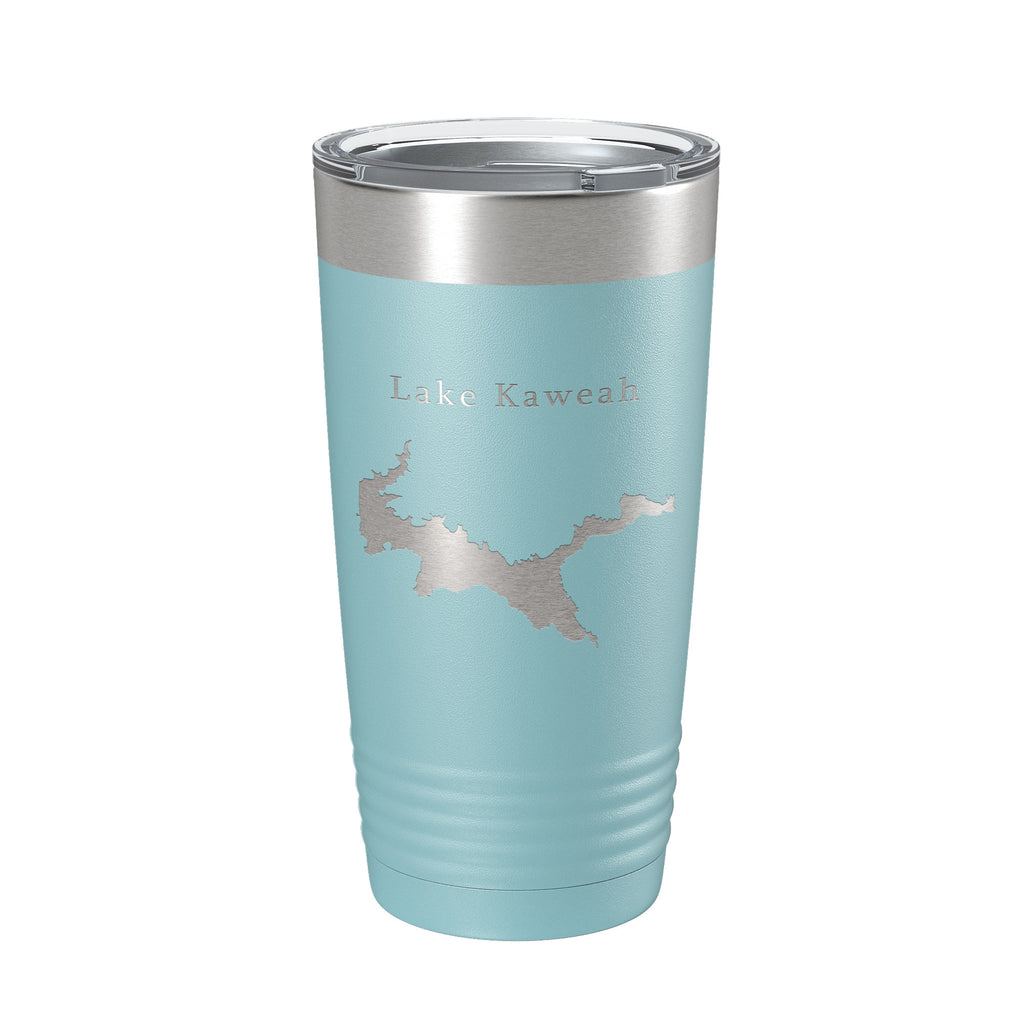 Lake Kaweah Map Tumbler Travel Mug Insulated Laser Engraved Coffee Cup California 20 oz