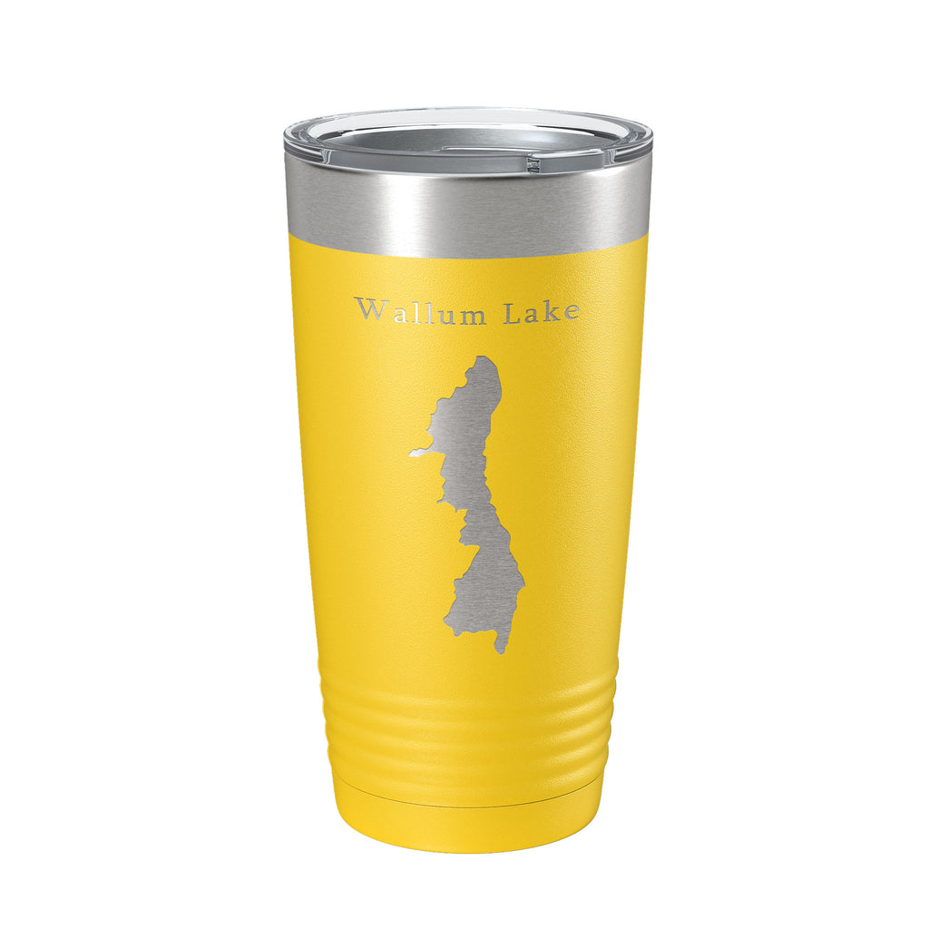 Wallum Lake Map Tumbler Travel Mug Insulated Laser Engraved Coffee Cup Rhode Island Massachusetts 20 oz