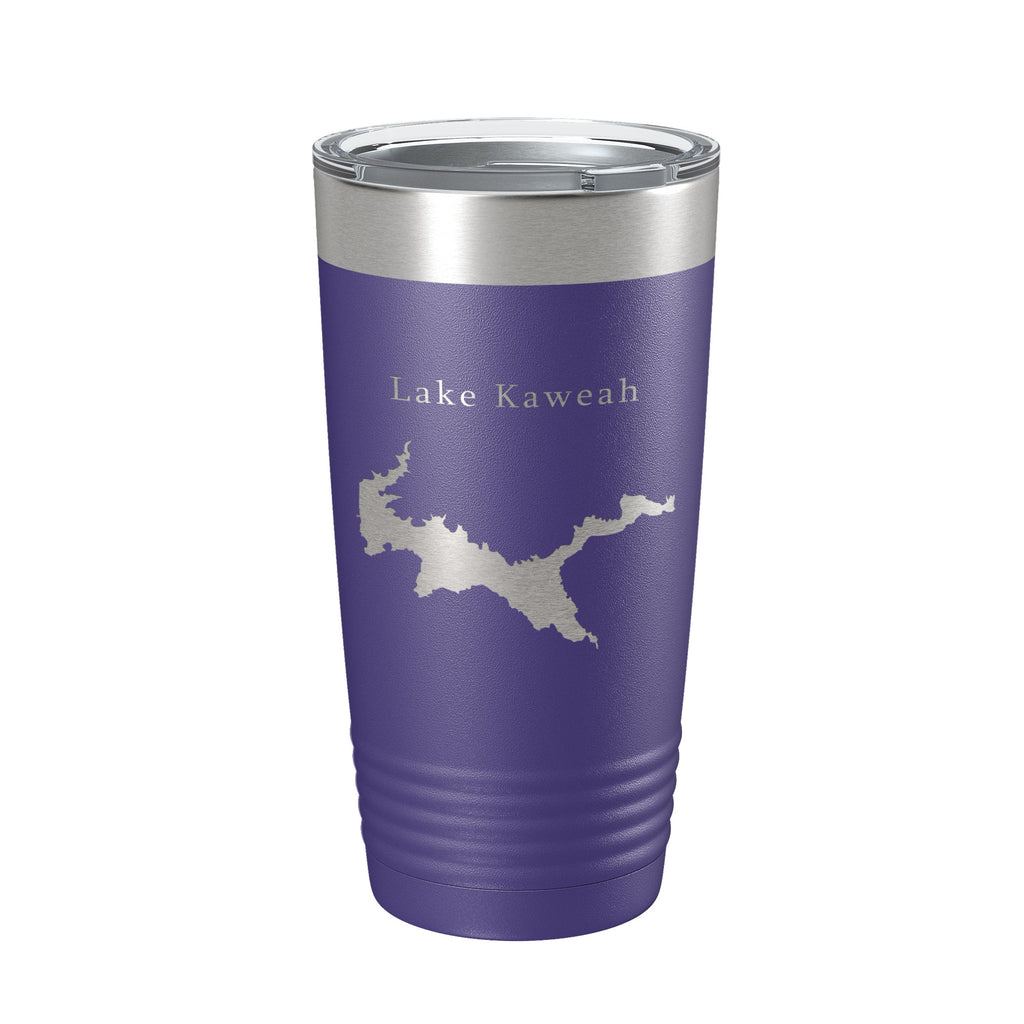 Lake Kaweah Map Tumbler Travel Mug Insulated Laser Engraved Coffee Cup California 20 oz